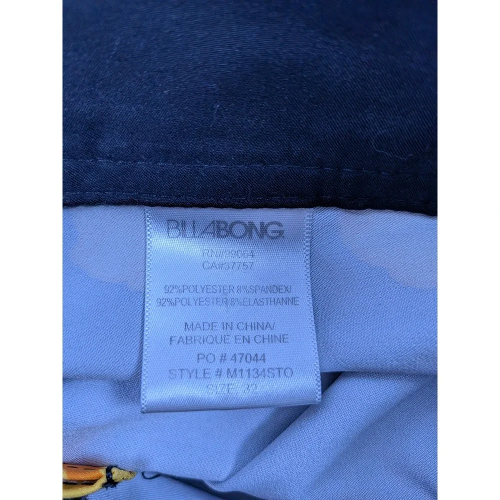 Billabong Board Shorts Mens 34‎ Gray Yellow Hibiscus Floral PX3 Platinum X